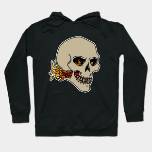 Flaming Skull Hoodie